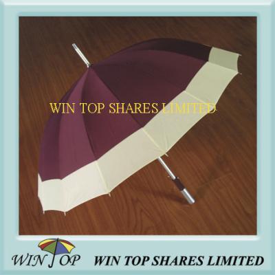 China Korea Type Auto Straight Aluminum Umbrella for sale