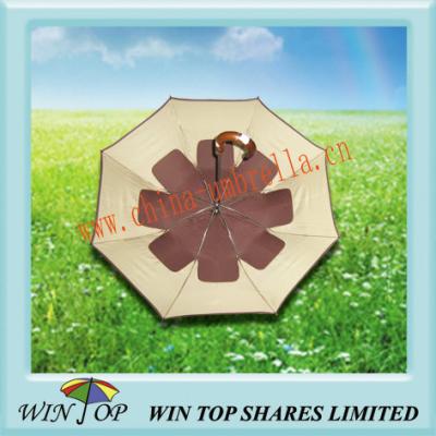 China 2 Fold Gustbuster Umbrella with 2 Colors for sale