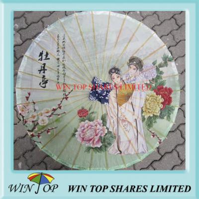 China Tradition Chinese Opera oil paper umbrella for sale