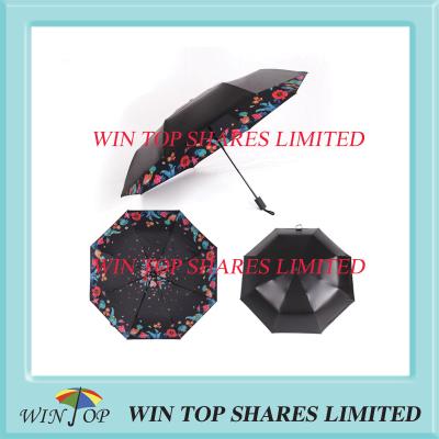 China Hot sell UV resistant black adhesive umbrella wholesaler for sale