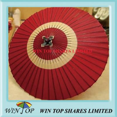 China Japan style red paper craft umbrella for sale