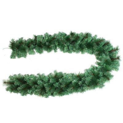 China Wholesale Christamas Decoration New Products Christmas Garland 9FT/270CM PVC+PET Christmas Garland Decoration for sale