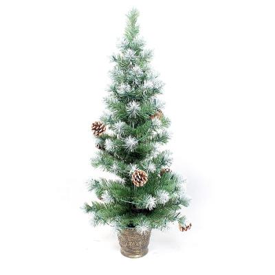 China Christamas Decoration Same As Amazon Christmas Tree 3FT Small Point Head 90cm Small White Christmas Tree for sale