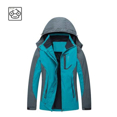 China Breathable Women Winter Rain Hooded Windproof Waterproof Outdoor Jacket for sale