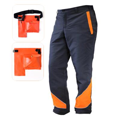 China Anti-Wrinkle Resistant Knee Padded Protective Work Pants Chainsaw Safety Pants for sale