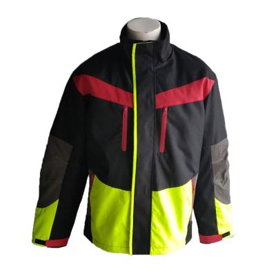 China 100%Polyester Oxford Anti Chainsaw Fabric Waterproof Men 2 In 1 Safety Jacket for sale