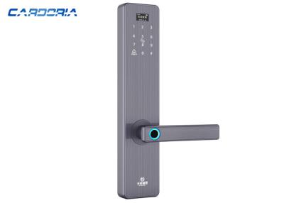 China Keyless Fingerprint Smart Door Lock With Security Mechanical Code Push Button for sale