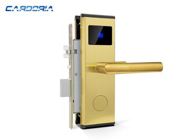 China Smart Hotel Door Locks Stainless Steel Case Rfid Card Unlock Tamper Resistant for sale