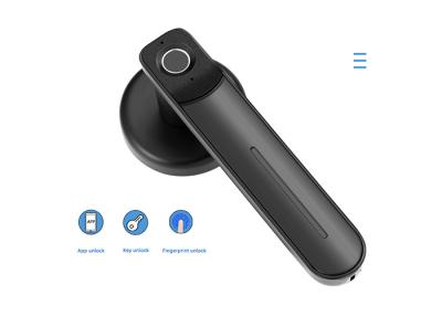 中国 Fingerprint Smart Door Lock Zinc Alloy Material fingerprint key app unlock work with google home and aleax 販売のため