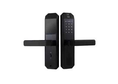 中国 Tuya Zinc Door Manual Wifi Biometric Fingerprint Handle Digital App Life Alexa Enabled Smart Lock 販売のため