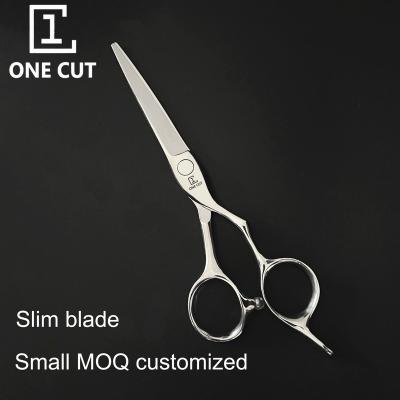 China Cutting Scissors Thin Blade 440C Japanese Hair Scissors Professional Tip Pointed 6 Inch Hair Cutting Scissors for sale