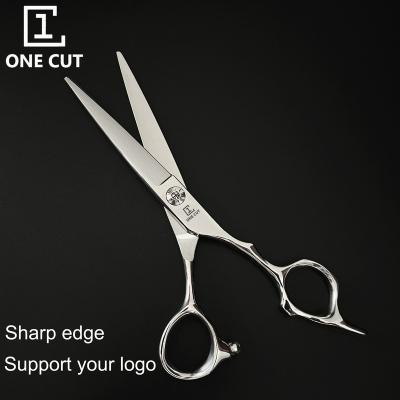 China Cutting Scissors Japanese Style VG10 Steel Sahrp Edge Scissors Professional Smooth Hair Cutting Scissors for sale