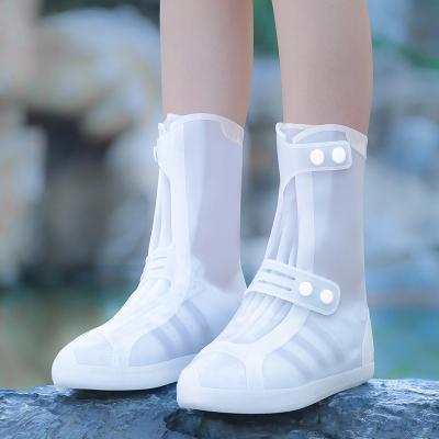 China Fashion Trend Shoe Waterproof Non-slip Cover For Boys And Girls Adult Mid Calf High Rain Boots Rain Boots for sale