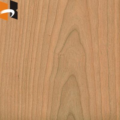 China Home Decor Natural Cherry Wood Veneered Fancy Laminated Plywood for Decoration for sale