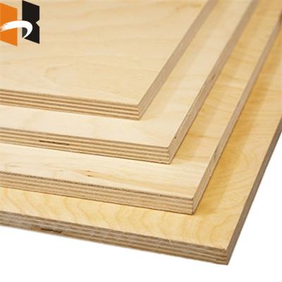 China Furniture Decoration 1220x2440mm 18 Mm 3mm Thin Birch Faced Plywood Sheets Prices From China for sale