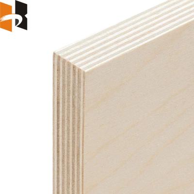 China Furniture and Furniture Cabinet Natural Russian Birch C/C High Quality Exterior Multiplex Plywood 2mm Decoration for sale