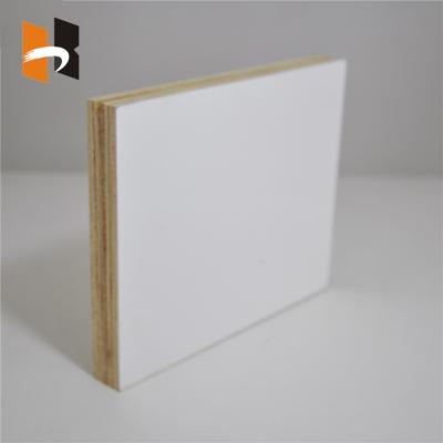 China White HPL faced plywood 1220*2440mm (4'*8') Te koop