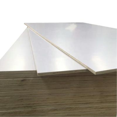 Cina Moisture Proof White Melamine Faced Plywood Double Sided Melamine Laminated Plywood For Furniture in vendita