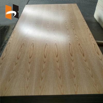 China Furniture Decoration Red Oak Panel F&B Glossy Anti-friction UV Plywood for sale