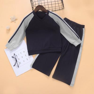 China A271 2pcs Autumn Kids Fall Long Sleeve Casual Shirts With Pants Set Girl Teams Children Girl Clothing Sets for sale