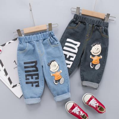 China Viable children's pants casual boys loose jeans pants for middle and children use pants for sale