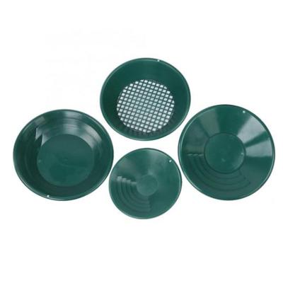 중국 4Pcs/Set Portable Plastic Gold Sieve Panning Plate For Gold Mining Separation Equipment 판매용