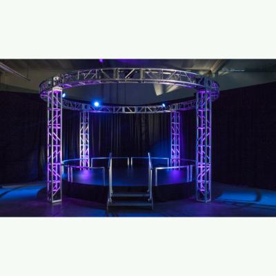 China Lightweight Circular Lighting Aluminum Truss Stage Used For Parties for sale