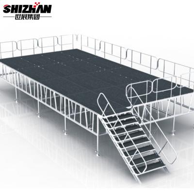 China Stage prerformance wedding acrylic stage deck pool acrylic glass stage for sale