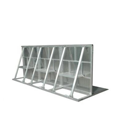 China Road Safety Aluminum Crowd Barrier Manufactures Aluminum Flood Barrier for sale