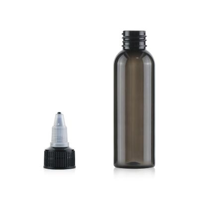 China oil etc plastic twist solid black top cap liquid dropper bottle of /E-Juice/Essential of E-liquid for sale