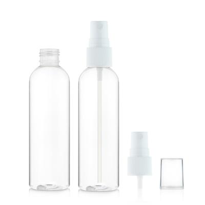 China Clear Stock Clear Plastic Spray Empty BEAUTY PACKAGING Bottle 120ml 100ml 80ml For Sale for sale