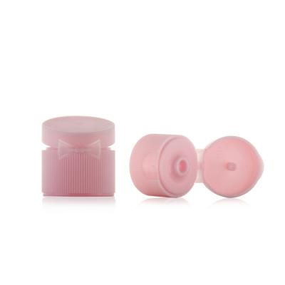 China Non Spill Hot Selling 20/410 24/410 28/410 Cosmetic Clear PP Screw Cap Plastic Flip Top Cap for sale