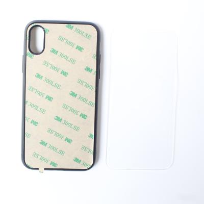 China Hot Sale Shockproof Empty Glass Phone Case White UV Printing Glass Back Cover for sale