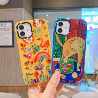 China Shockproof Strip Phone Case TPU Custom Design Printing Phone Case For iPhone 13/13pro/13promax Case for sale