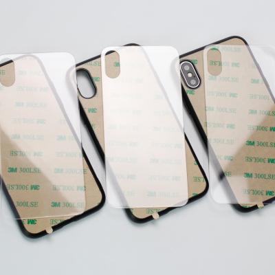 China Anti-Fingerprints & Custom Glass Phone Cases Sweat-Resistant Sublimation Phone Cases Printing Hard Tempered Glass Phone Cover For iPhonex for sale