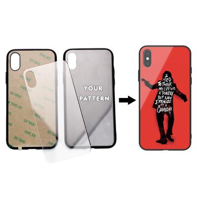 China Anti-fingerprint and Sweat-Resistant Custom Design Luxury Printing Glass Logo Print Phone Case Cover Phone Case For iPhone 11/11 Pro for sale