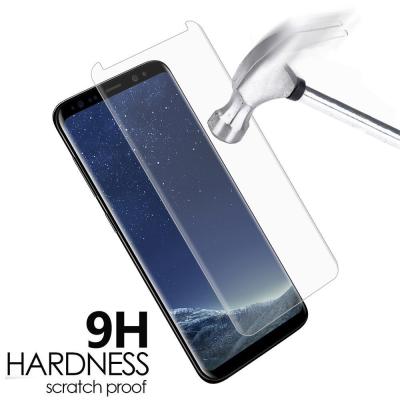 China Premium Cell Phone 0.33MM Mobile Nano Tempered Glass 9H Screen Liquid Protector For Samsung S8 Tempered Glass for sale