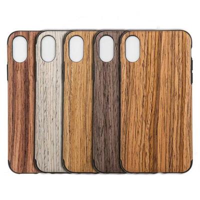 China Hot Selling Anti-scratch Anti-scratch TPU Soft Pattern Phone Case For Phone For iPhone xs Max TPU Wooden Case for sale