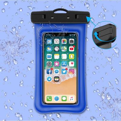 China Cheap Airbag PVC Waterproof Phone Bag Portable Mobile Phone Accessories For Phone 6s Plus, 7, 7 Plus, 8 21.5*11*2cm for sale