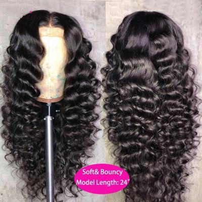 China 2021 Hot Selling Super Wave Cuticle Full Lace Wigs Virgin Human Hair Wholesale Unprocessed Brazilian Hair for sale