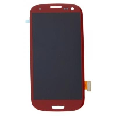 China Original 4.8 inch Red Cell Phone LCD Screen For  Galaxy S3 for sale