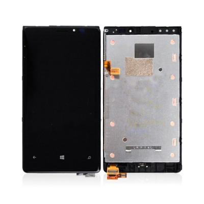 China Brand New 4.5 Inch Black Nokia Lumia 920 LCD Assembly With Frame for sale