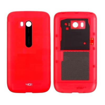 China Red , White Color 4.3 Inch Mobile Phone Housing For Nokia Lumia 822 Back Cover Replacement for sale