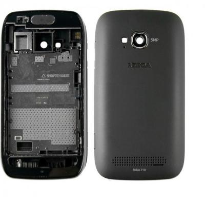 China Original Nokia Lumia 710 Battery Cover Mobile Phone Housing , Black for sale