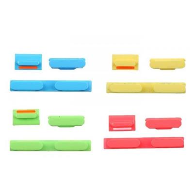 China Colorful iPhone 5C Volume / Mute Power / Side Button Set Replacement for sale