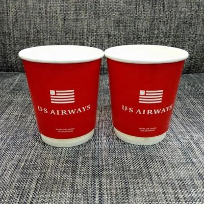 China Disposable Double Wall Disposable Hot Drink Cup For Coffee for sale