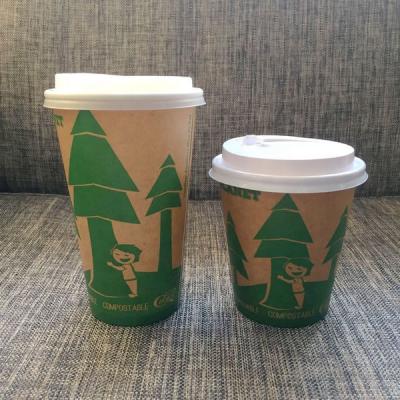 China 100% biodegradable and compostable paper cup for sale