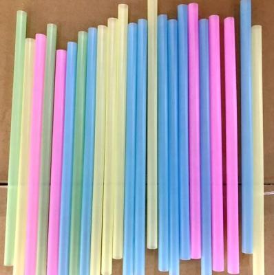 China Disposable Biodegradable Bendable Straws , Recycled Paper Straws Corn Eco Natural PLA for sale