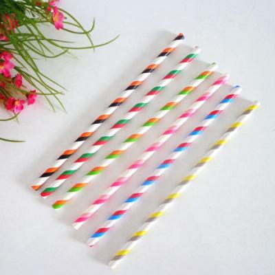 China Biodegradable And Eco - Friendly Disposable Paper Paper Drinking Straw For Party for sale