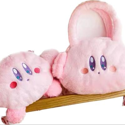 China /Bag/Gift/Decoration 18-20cm 2 Styles Cute Kawaii Star Kirbys Plush Toy Bag Kirbys Nin tendo Cute Game Girl Peripheral Pocket for sale